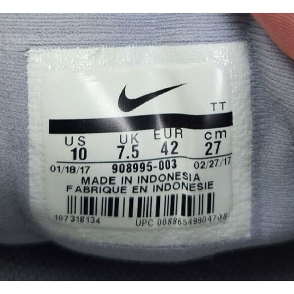 Nike Flex Contact 2017 Womens Sz 10 Gray Green Running Gym Road Shoes 908995-003 - Picture 9 of 9